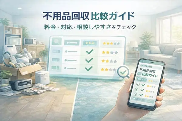不用品回収の比較ガイド イメージ
